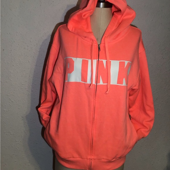 Pink Victoria’s Secret zip up hoodie jacket size XS - Picture 8 of 10